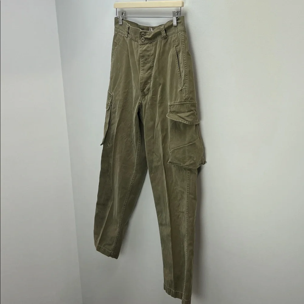Vintage Banana Republic Civilian Reserve Cargo Pants Army Green Mens 31 80s 90s